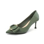 Chaussures  talons hauts pour femme - funmoon - nouvelle mode - talon fin - bout pointu - vert