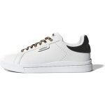Chaussures de tennis adidas court silk blanc pour femme / adulte - lacets - dessus / tige synthtique ...