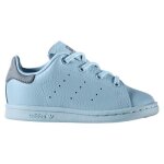 Chaussures de tennis adidas originals stan smith i - homme - bleu - cuir - lacets Chaussures de tennis adidas originals stan smith i - homme - bleu - cuir - lacets
