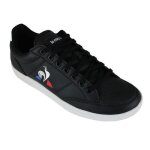 Chaussure de tennis homme le coq sportif court clay 2010267 - noir - lacets - synthétique - plat Chaussure de tennis homme le coq sportif court clay 2010267 - noir - lacets - synthétique - plat
