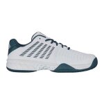 Chaussures de tennis - k - swiss - express light 3 clay - blanc - bleu - homme