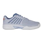Chaussures de tennis - k - swiss - express light 3 clay - bleu clair - gris - orange - homme