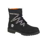 Chaussures timberland 6 in premium boot noir - homme / adulte - cuir - lacets - plat