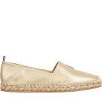 Chaussures tommy hilfiger espadrilles fw0fw07694 0hs or femme 10