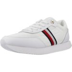 Chaussure tommy hilfiger mod�le essential runner global - coleur blanc
