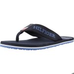 Chaussure tommy hilfiger modle sporty hilfiger beach sandal - coleur bleu