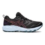 Chaussures de trail de trail femme asics gel - sonoma 6 - black / night shade - 395