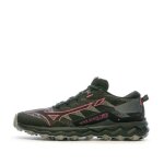 Chaussures de trail femme mizuno wave daichi - noir - bon amorti - tige textile