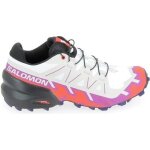 Chaussure de trail femme salomon speedcross 6 blanc - usage rgulier - drop 10 mm
