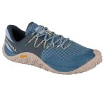 Chaussures de trail - merrell - trail glove 7 - femme - bleu - lacets
