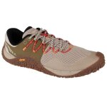 Chaussures de trail merrell trail glove 7 - homme - beige - lacets - synthtique - plat