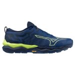 Chaussures de trail mizuno wave daichi 8 - homme - bleu - drop 10mm
