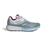 Chaussures de trail running - adidas - terrex two flow tr - femme - gris / blanc / bleu ciel - usage ...