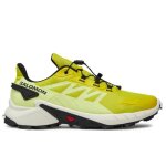 Chaussures de trail running salomon supercross 4 pour homme - jaune - lacets - dessus synthétique Chaussures de trail running salomon supercross 4 pour homme - jaune - lacets - dessus synthétique