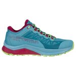 Chaussures de trail - la sportiva - karacal w - femme - bleu / rouge / jaune - drop 7mm