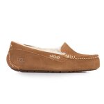 Chaussures - ugg - ansley - femme - marron - cuir - plat