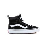 Chaussures vans filmore hi femme - vans - noir - femme - plat - textile - lacets