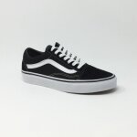 Chaussures vans old skool femme - noir - bout renforc - semelle en caoutchouc gaufre