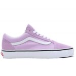 Chaussures vans old skool pour femme - violet - vn0005ufbug - lacets - plat - textile