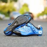 Chaussures de vlo de route pour homme - sidebike - respirantes - bleu