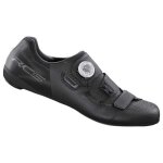 Chaussures de vlo sur route shimano mixte sh - rc502 - noir - respirant - semelle en carbone
