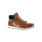 Chaussures ville femme - redskins zouki 2p - cognac + marine - marron