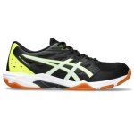 Chaussures de volley - ball - asics - gel rocket 11 - jaune noir - homme - indoor