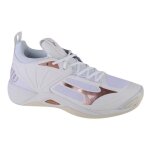 Chaussures de volley - ball mizuno wave momentum 2 blanc pour femme / adulte - indoor