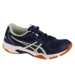 Chaussures de volleyball asics gel - rocket 10 1072a056 - 407 - femme - bleu marine
