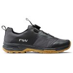 Chaussures vtt homme - northwave crossland plus - noir / dark grey - pdales plates et semelle vibram ...