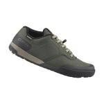 Chaussures vtt - shimano - sh - gf400 - vert olive - respirant - semelle plate