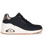 Skechers uno wedge - hi steps chaussures pour femme noir 177520 - blk