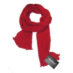 Ch�che �charpe - itendance - 100% coton - rouge - 80 cm x 180 cm - mixte