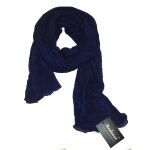 Ch�che �charpe - itendance - coton - marine - 80 cm x 180 cm - mixte