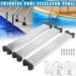 Chelle de scurit marches pdale stable pour piscine anti - derapantes echelle en acier inoxydable 50 ...