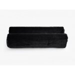 Chemin de lit velours isilde vent du sud - ebene - 80 x 200 cm