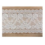 Chemin de table en dentelle - skylantern - d�coration vintage - blanc cass� - 15 cm x 9 m - ruban d�coratif ...