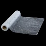 Chemin de table - colorama - argent - 28x500cm - paillettes - intrieur