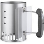 Chemine dallumage - weber - petit modle smokey joe - acier inoxydable - gris - rapidit dallumage