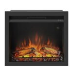 Chemin�e �lectrique encastrable tagu powerflame - puissance de chauffe 1500w - t�l�commande - largeur ...