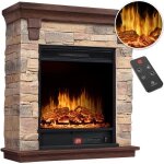 Chemine lectrique - kesser - modle sur pied - effet de flamme led 3d - 1800w - tlcommande incluse ...