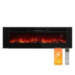 Chemine lectrique - klarstein - galeras smart - 1800 w - programmable - noir