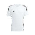 Chemise - adidas - tiro 24 jersey is1019 - homme - blanc - coupe ajuste - manches courtes