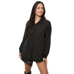 Chemise ample � rayures en strass. pour femme - chemisiers blouses - la modeuse