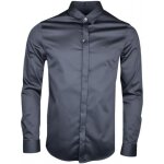 Chemise armani exchange noire slim fit pour homme - couleur: noir - taille: s