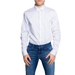 Chemise blanche pour homme armani exchange - manches longues - col classique Chemise blanche pour homme armani exchange - manches longues - col classique
