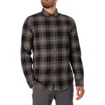 Chemise de bcheron en coton - superdry - homme - noir