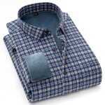 Chemise chaude homme hiver à carreaux manches longues chemise epaisse doublée polaire avec poche - bleu ... Chemise chaude homme hiver à carreaux manches longues chemise epaisse doublée polaire avec poche - bleu ...