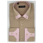 Chemise classique beige homme