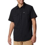 Columbia utilizer ii solid chemise homme noire - upf 40 omni - wick s�chage rapide